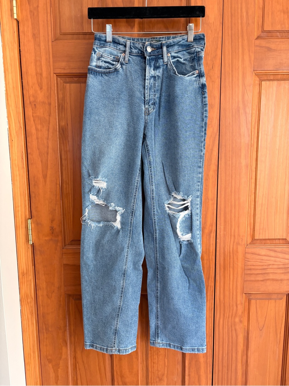 Wild Fable Blue Jeans High Rise Straight Leg Size 6